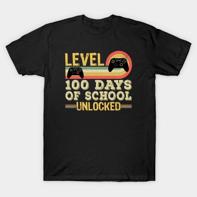 100th Day of School Gamer T-Shirt by Teesamd